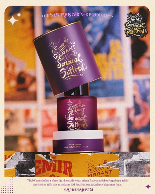 Emir Vibrant Sensual Saffron Eau de Parfum 100ml
