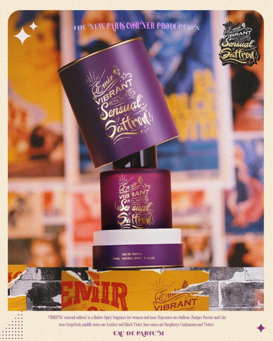 Emir Vibrant Sensual Saffron Eau de Parfum 100ml